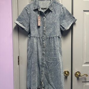 KDF Denim Blue Dress